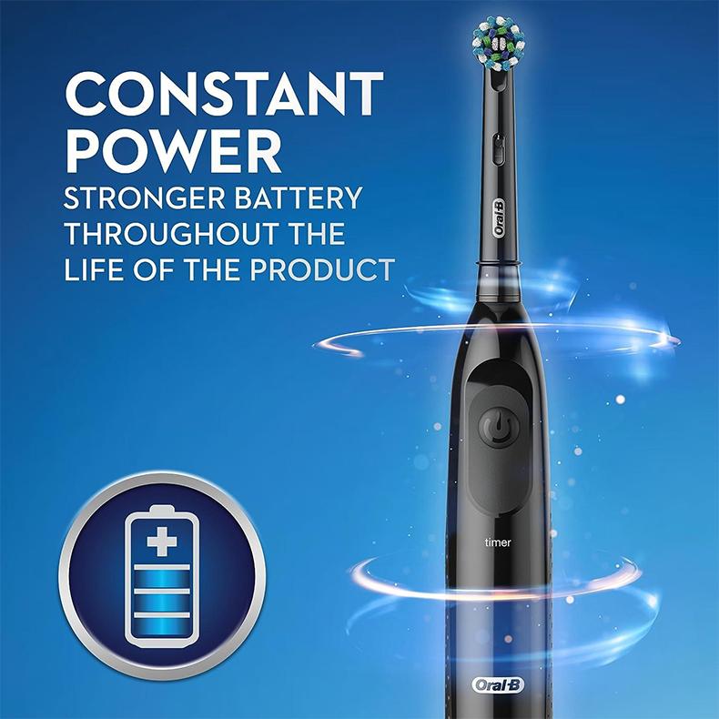 Oral B Electric Toothbrush 7600s Rotating Precision Clean Battery Type Sonic Toothbrush for Adult with Travel Case