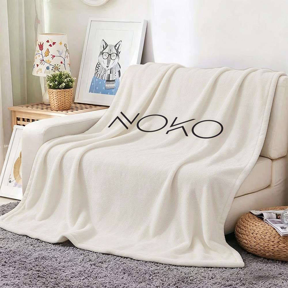 Иллюстрация N-Nokos Плед Легкий 240 г Фланелевый Мягкий Для Кожи Для Летнего Охлаждения