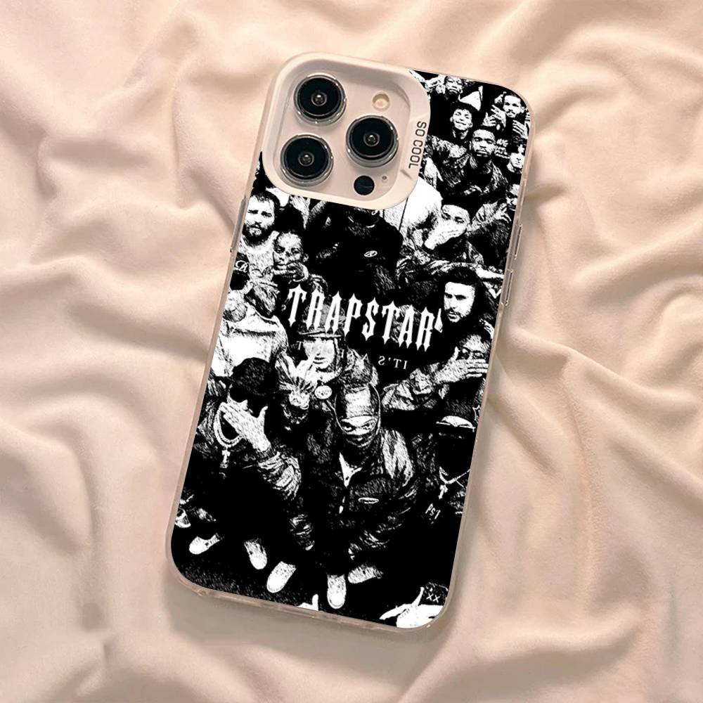 Чехол для телефона T-Trapstars Для iPhone 16 15 14 13 12 11 17 Pro Max Plus Цвет Серебристый Корпус
