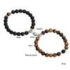 2Pcs/Set Natural Stone Beads Yoga Bracelet For Lovers Distance Magnet Couple Bracelets Friendship Jewelry