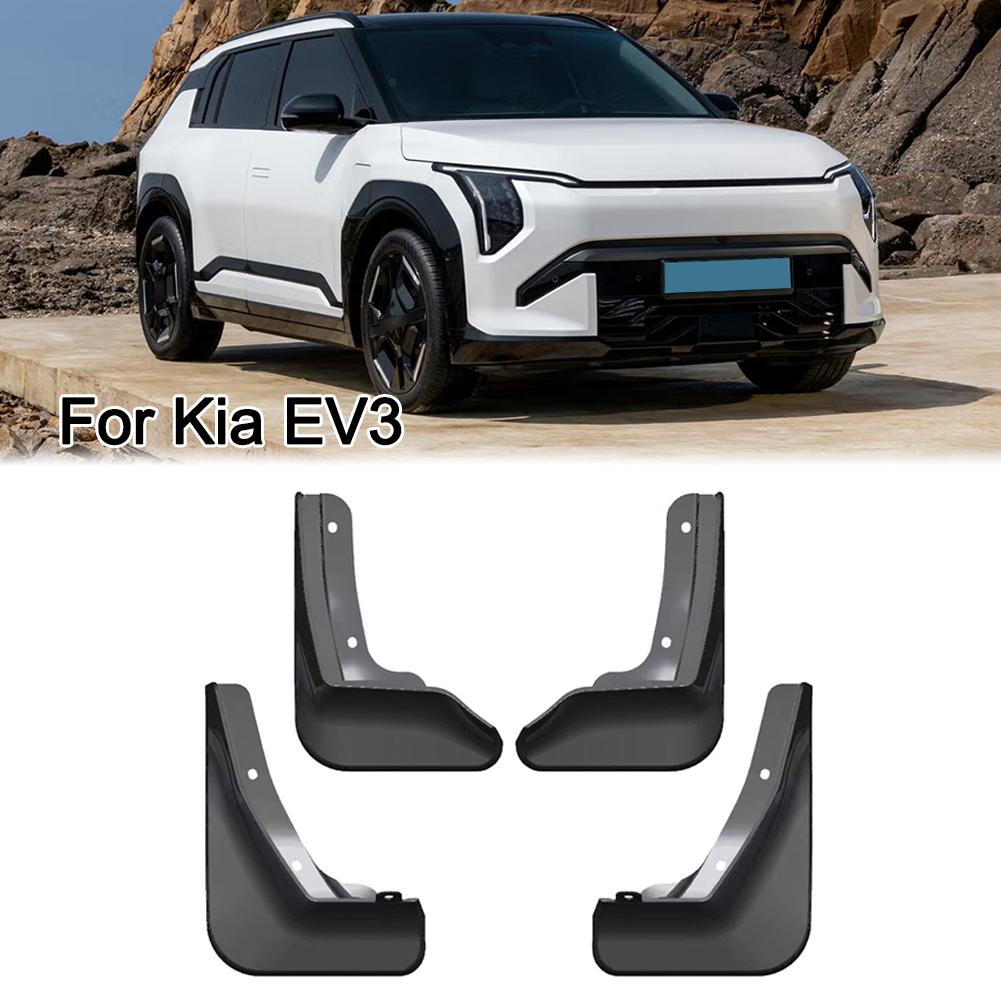 Front Rear Mudguard Car Tire Fender Flares Fit For KIA EV3 2025-Up Made Of ABS Material Manual Measurement Data