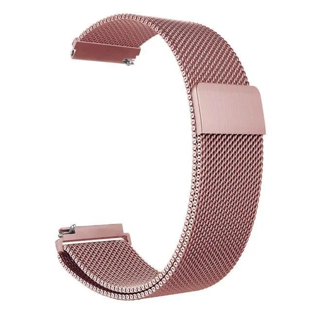 Магнитный миланский ремешок 20/22 мм для Samsung Galaxy Watch 7 6 5 4 40 44 мм Gear S3 Стальной ремешок для Huawei 4 GT3 Браслет