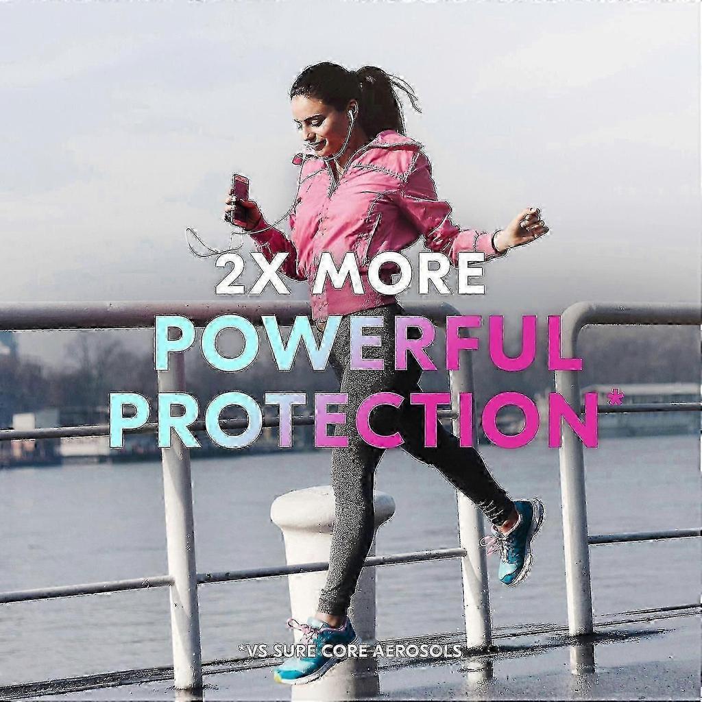 Sure Women Advanced Protection Pure Deodorant Spray, 6 Pack Bundle for Freshness All Day