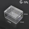 Прозрачный ящик для хранения разных размеров Пластиковые ящики для хранения на ПК, прямоугольные, для образцов насекомых, для демонстрации ювелирных изделий