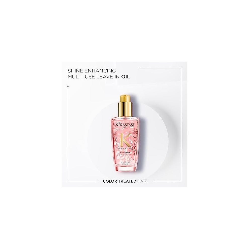 Kérastase Elixir Ultime, Масло для волос, Усиливающее блеск, Питательное, Ухаживающее средство, Для окрашенных волос, С 4 драгоценными маслами и экстрактом императорского чая
