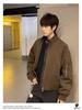 Men's Trendy Retro Loose Fit Baseball Bomber Jacket - JW312