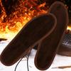 Унисекс USB Электрические Плюшевые Греющие Нагреваемые Стельки Для Ног Обуви Грелки Подушечки