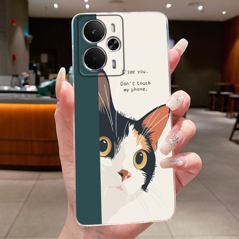 Чехол Для Realme 14 5G 14T 2025 Чехол Для Телефона Роскошный Дракон Милый Крутой Мальчики Девочки Мягкий Чехол Realme14 Realme14T Прозрачные Чехлы