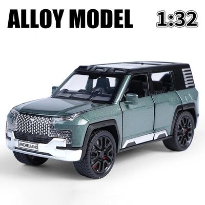 1/32 BYD Look UPAT U8 SUV литая модель игрушечного автомобиля литые металлические звуковые и световые игрушки для детей транспортное средство