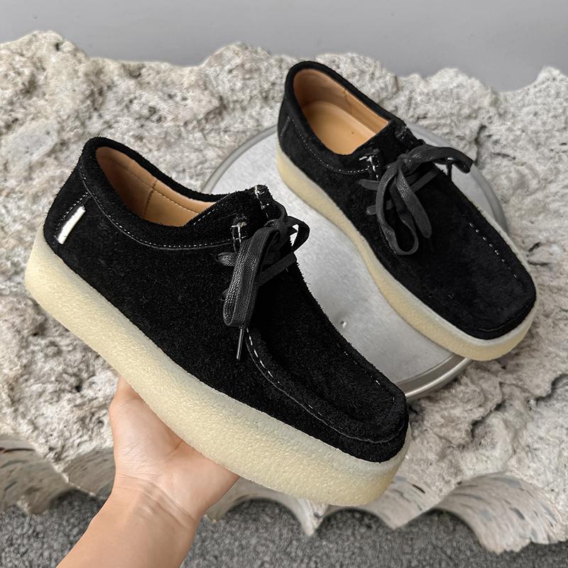 Модная Стильная Тренд Мужская Формальная Кожаная Обувь Толстая Подошва Повседневная Обувь Деловая Обувь Нескользящая Обувь для Ходьбы Модные Мужские Кроссовки