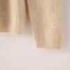 Женский кашемировый свитер Qinghe Cashmere 30% кашемир 30% норка 30% шерсть 10% нейлон Женский осенне-зимний плотный кашемировый пуловер Мягкий и теплый