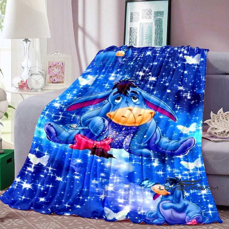 New 2026 (Eeyore) Cartoon Cute Pattern Blanket, Suitable for Sofas, Bedrooms, Offices, Naps, The Perfect Gift.