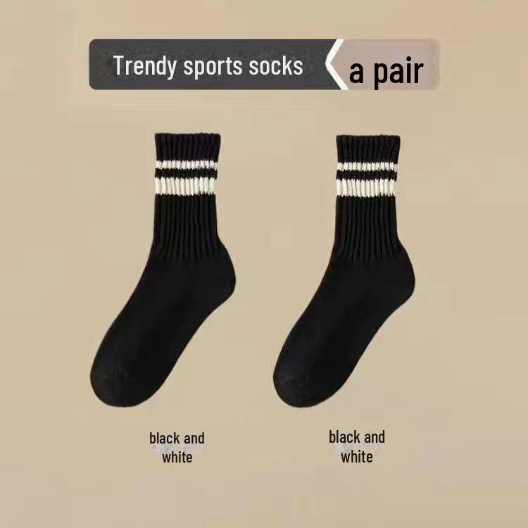 Носки Shark Pants для женщин: Модный фасон средней длины для всех сезонов — унисекс-носки с высоким ворсом для осени, зимы, весны и лета.