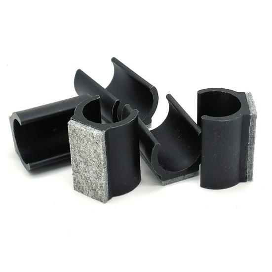 5 шт. наконечники для ножек стульев с войлочными накладками U-образные пластиковые ножки стола защитные накладки нескользящие мебельные ножки трубчатые колпачки для диаметра 19/22/25 мм