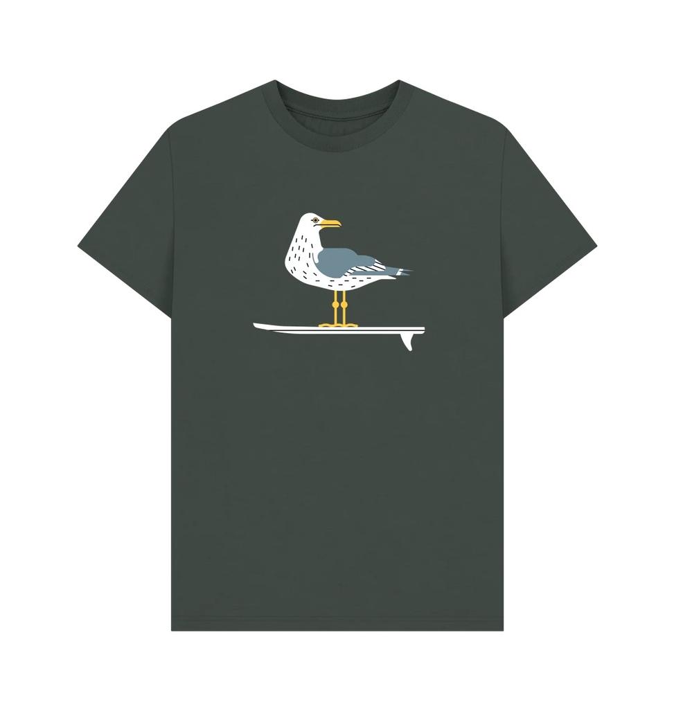 Seagull Tshirt Sustainable Gull Tee Rapanui Graphic Tshirt Highend Luxury Unisex Style Both Of Unisex And Unisex