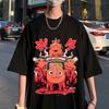 Футболка унисекс с японским аниме-бензопилой Horror Devil Pochita Unisexga Graphic T-shirt Unisex's Fashion Hip Hop Harajuku Oversize-футболки