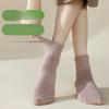 Women's Autumn Mid-calf Socks, Summer Thin Sweat-absorbing and Breathable Cotton Socks, Solid-colored Short Socks, Spring and Autumn Long Calf Socks
