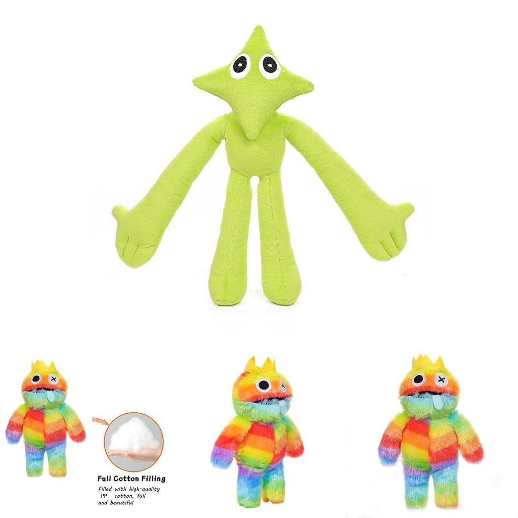 Плюшевая игрушка Roblox Rainbow Friends Синий Злодей Мягкая набивная кукла Детский рождественский подарок