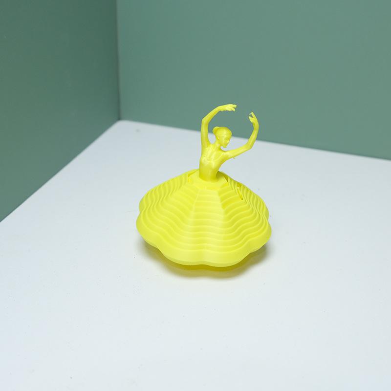 Улучшите концентрацию с помощью 3D-печатной вращающейся балерины - игрушки-антистресс. Идеально подходит для снятия стресса.