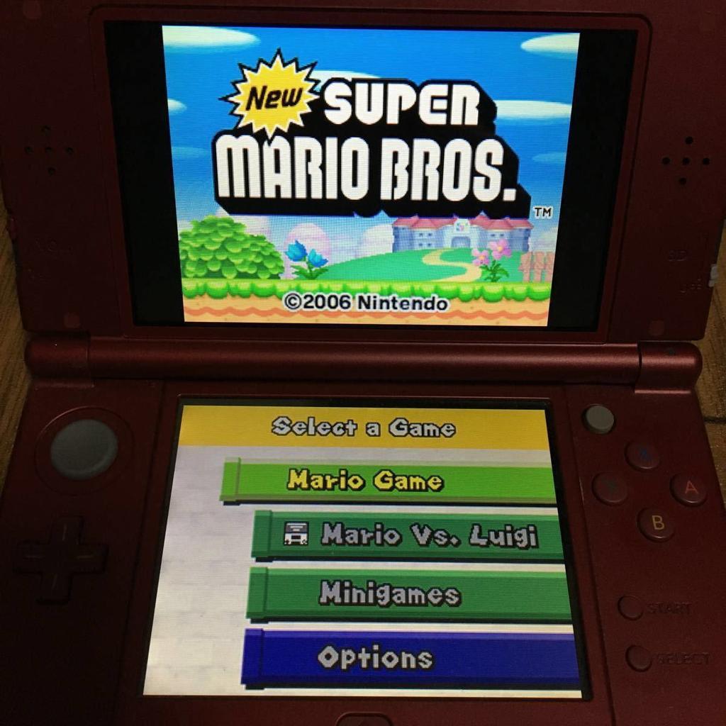 [Б/У] Протестировано/В коробкеNew Super Mario Bros. Североамериканская версия. Nintendo DS Редкое издание в красном корпусе
