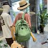 Student Schoolbag Female Backpack Korean Version Retro Simple Backpack Travel Bag