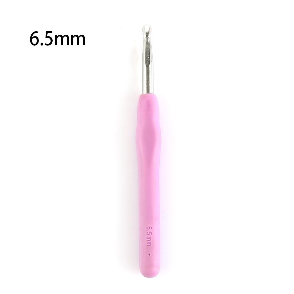 2.0-10mm Multicolor Craft Tools Ergonomic Handle Weave Yarn Knitting Needles Crochet Hook Aluminum