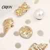 Faux Pearl Shoe Charms 6Pcs/Set Gold-Tone Charms, Summer Ice Cream Shell Starfish Charm for Clogs Women Girls Beach Footwear Decor Accessories