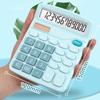 837 Dual Power 12-Digit Solar Calculator with Large Display for Students