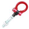 Heavy Duty Tow Hook Red Folding Ring Racing Car Refitting Fit for Hyundai Veloster 2012?2017Red