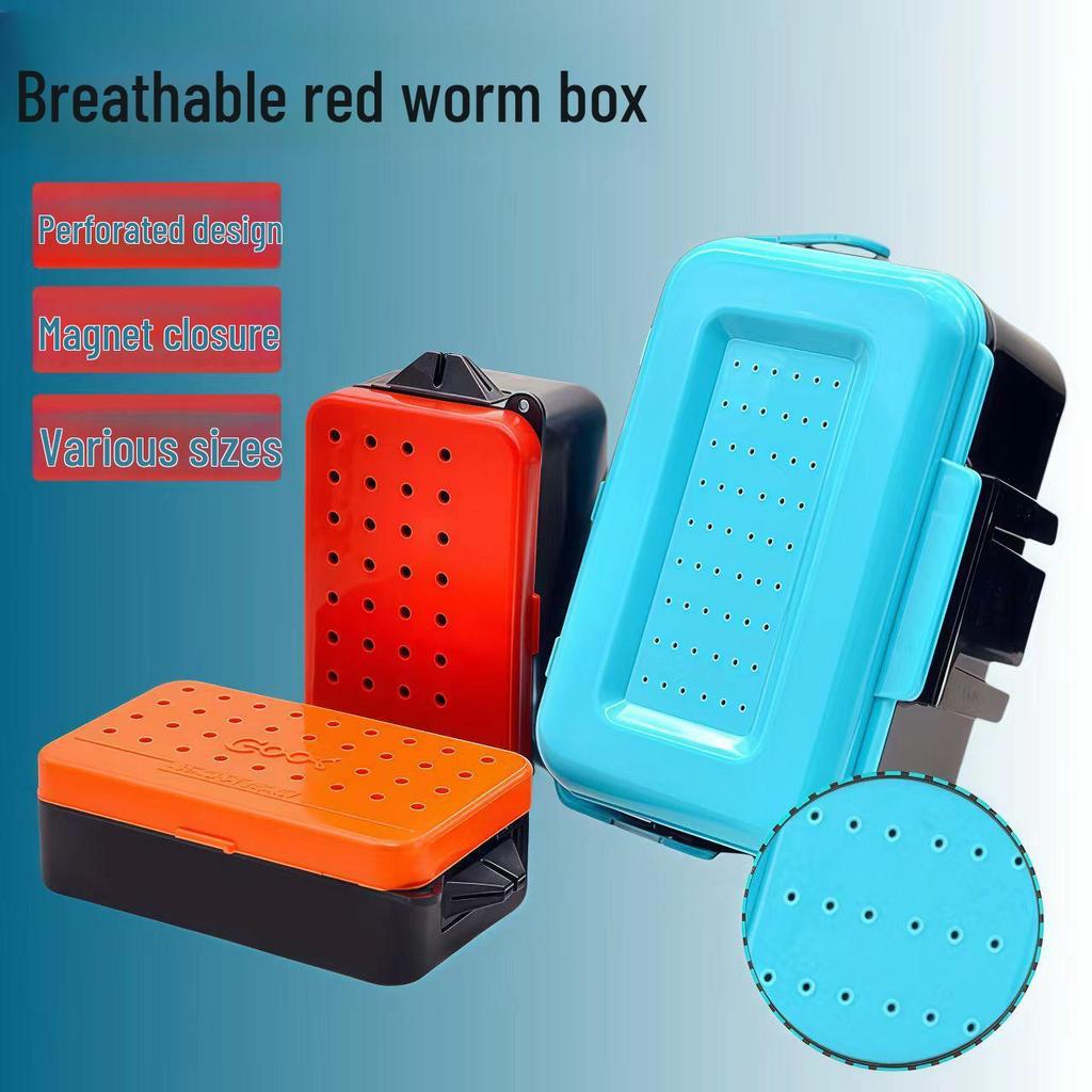 Многоцелевой ящик для живой наживки для дождевых и песчаных червей - Аксессуар для рыболовных снастей