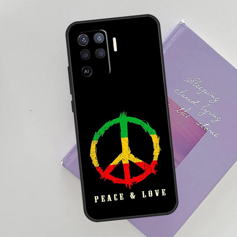 Чехол для телефона Bob Marley Rasta Lion для Oppo A54 A74 A94 A15 A16 A17 A52 A72 A76 A96 A57 A58 A78 A98 A53S