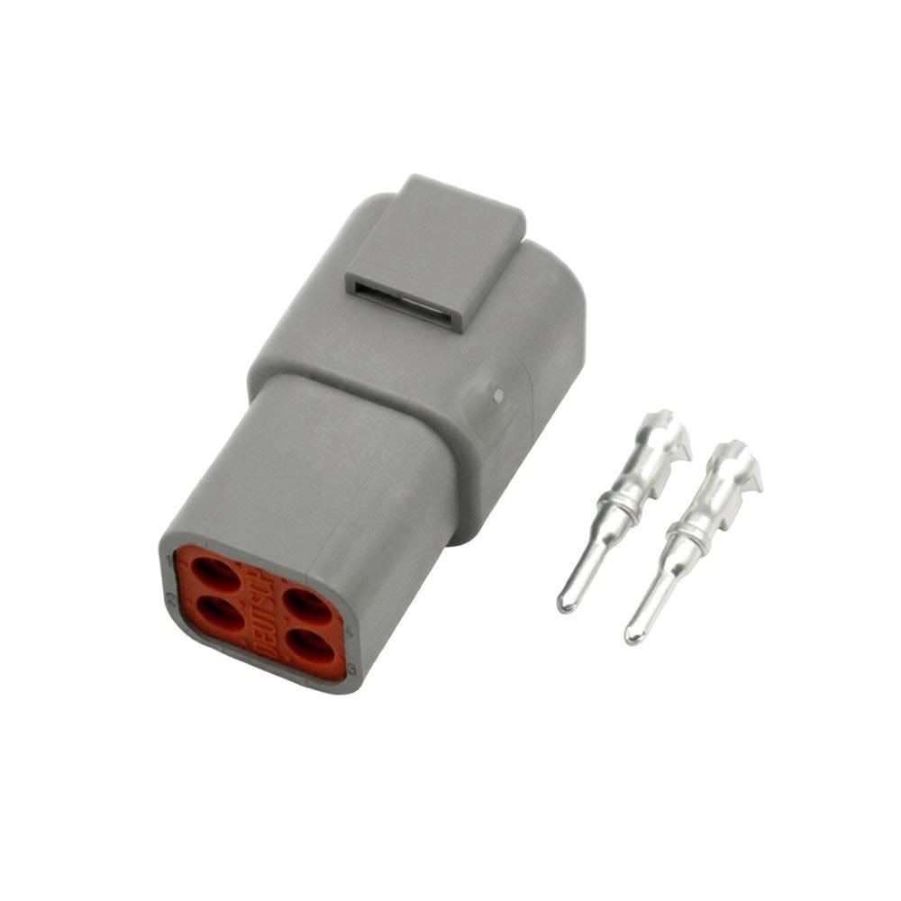 DTP04-2P Automotive Connector 4Pin Electrical Wire Connector Plug Sheath  Car Accessories