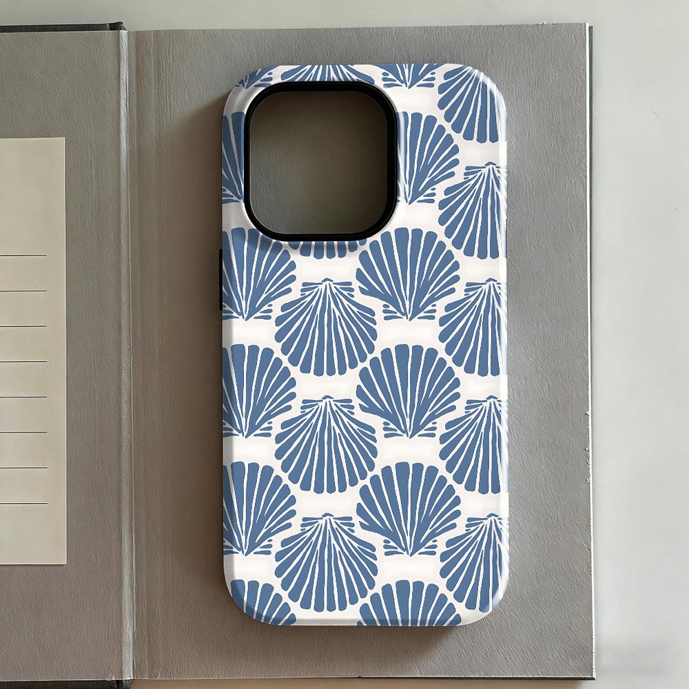 Clmj Seashell Flower Phone Case For Samsung Galaxy A56 A36 A26 S26 S25 S24 S23 S20FE Ultra 4G 5G Luxury Double-layer Back Cover