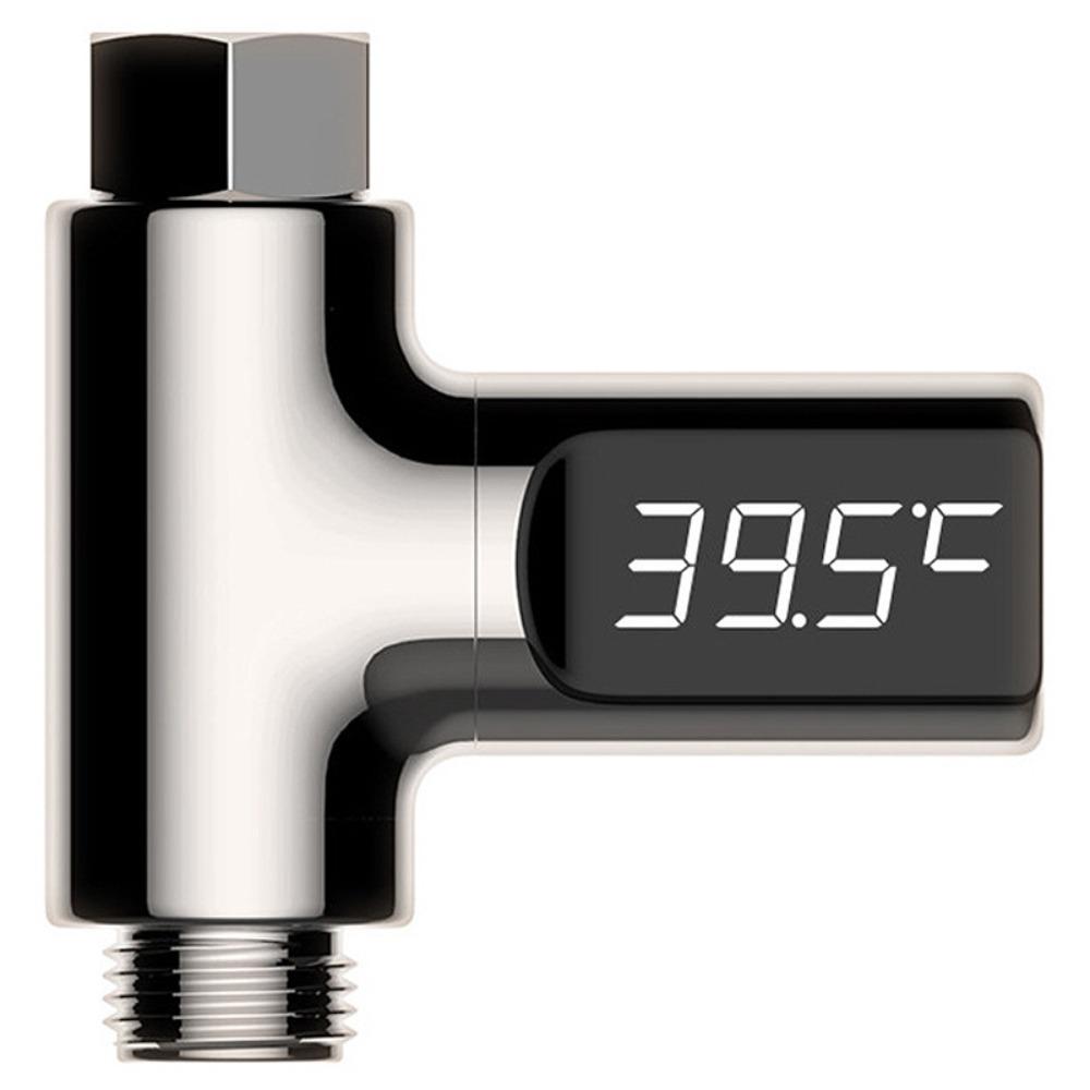 Hot Tub Water Temperature Monitor Self-powered Shower Faucets Bathing Temperature Meter Household