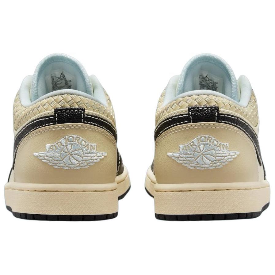 Air Jordan 1 Low SE Coconut Milk Black Мужские кроссовки Cream Muslin Team-Gold HQ3437-101