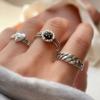 Xiaomi 925 Sterling Silver Rings for Women Couple Minimalist Handmade Retro Heart Ring Fine Jewelry Gift Prevent Allergy