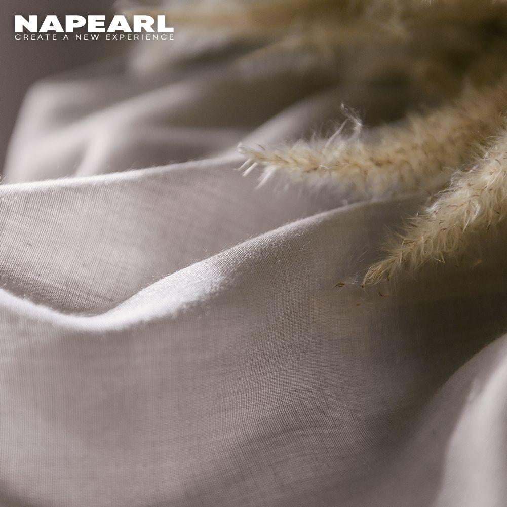 1 шт. NAPEARL, современная роскошная прозрачная оконная занавеска, мягкая текстурированная тюлевая занавеска, домашний декор, занавеска для спальни