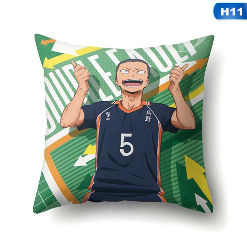 Аниме Хайкю!! Hinata Shouyou Kozume Kenma, наволочка с двусторонним принтом, волейбольная подушка для детей с героями мультфильмов, наволочка
