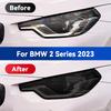 For BMW 2 Series F22 F23 F44 G42 2014-2023 Car Headlight TPU Protective Film Front Light Tint Change Color Sticker Accessories