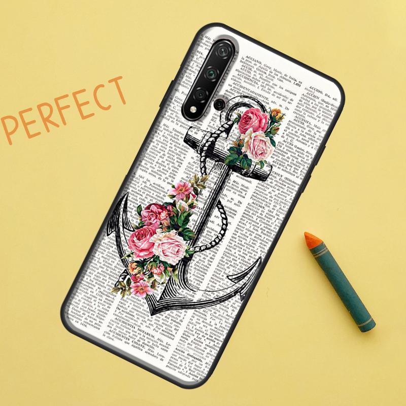 Чехол Anchor Sea Beach для Huawei Nova 9 10 SE 11i 8i 7i 3i Nova 5T Y60 Y61 Y70 Y90 P20 P30 P40 Lite P60 Pro