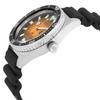 Citizen Автоматические мужские часы Promaster Marine с каучуковым ремешком и оранжевым циферблатом для дайверов NY0120-01Z 200M
