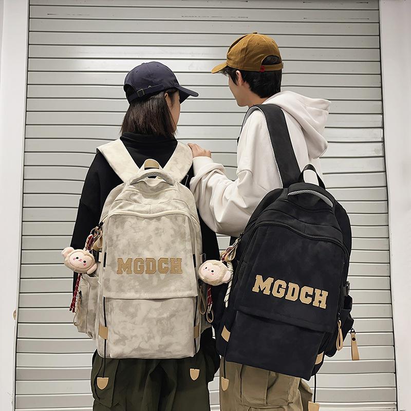 Schoolbag men's school bag college students middle school students ins high quality wholesale junior high school girls primary school students