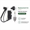 Chaaw Ignition Coil Magneto Module for 4500 5200 5800 45cc 52cc 58cc Chaaw, with Spark Plug L7T/BPMR7A Cap Spring