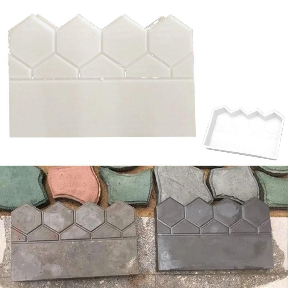 Пластиковый садовый забор цементный кирпич форма многоразовый ограждение кровать боковой камень модель открытый