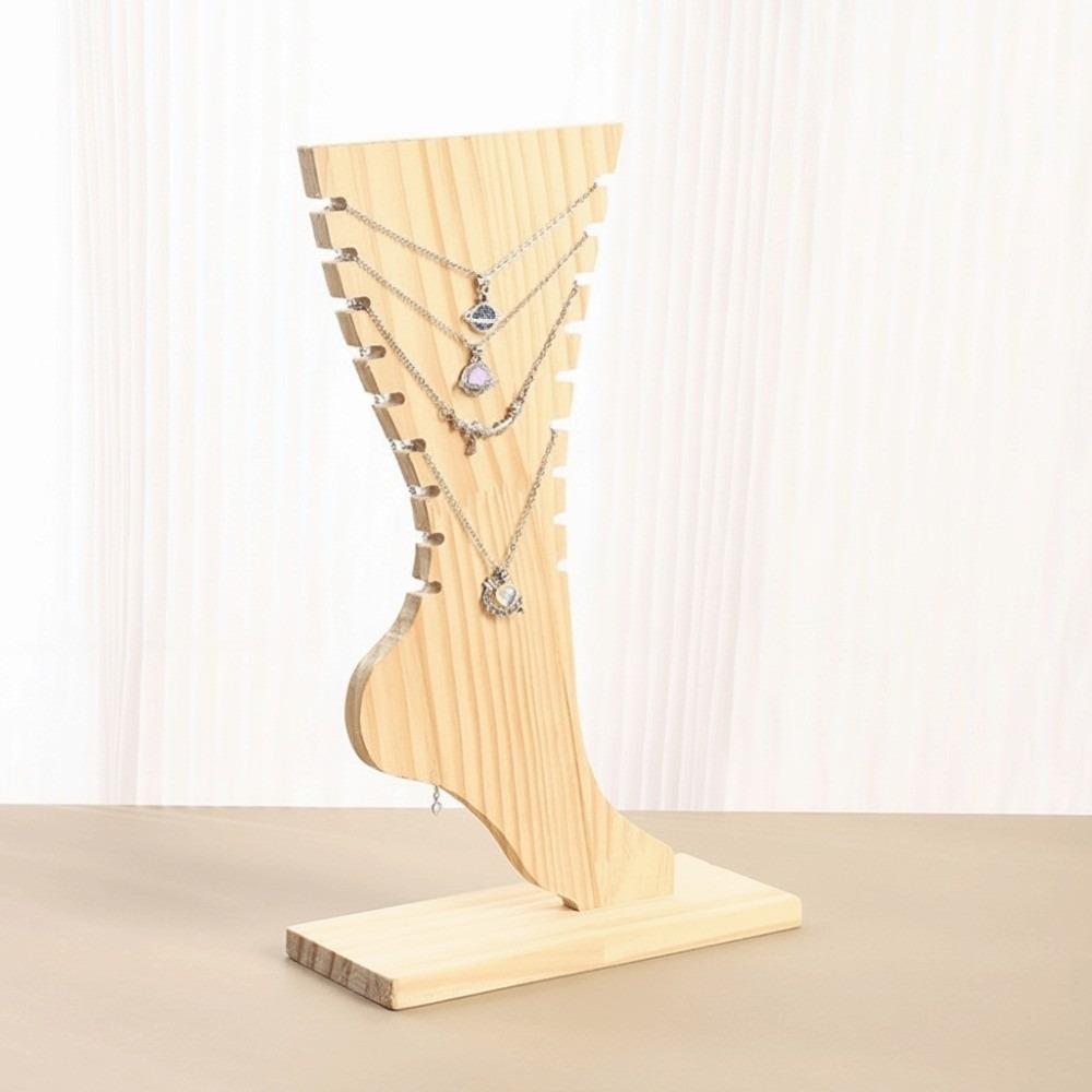 Large Capacity Fashion Jewelry Display Stand Foot Shaped Jewelry Display Props Tabletop