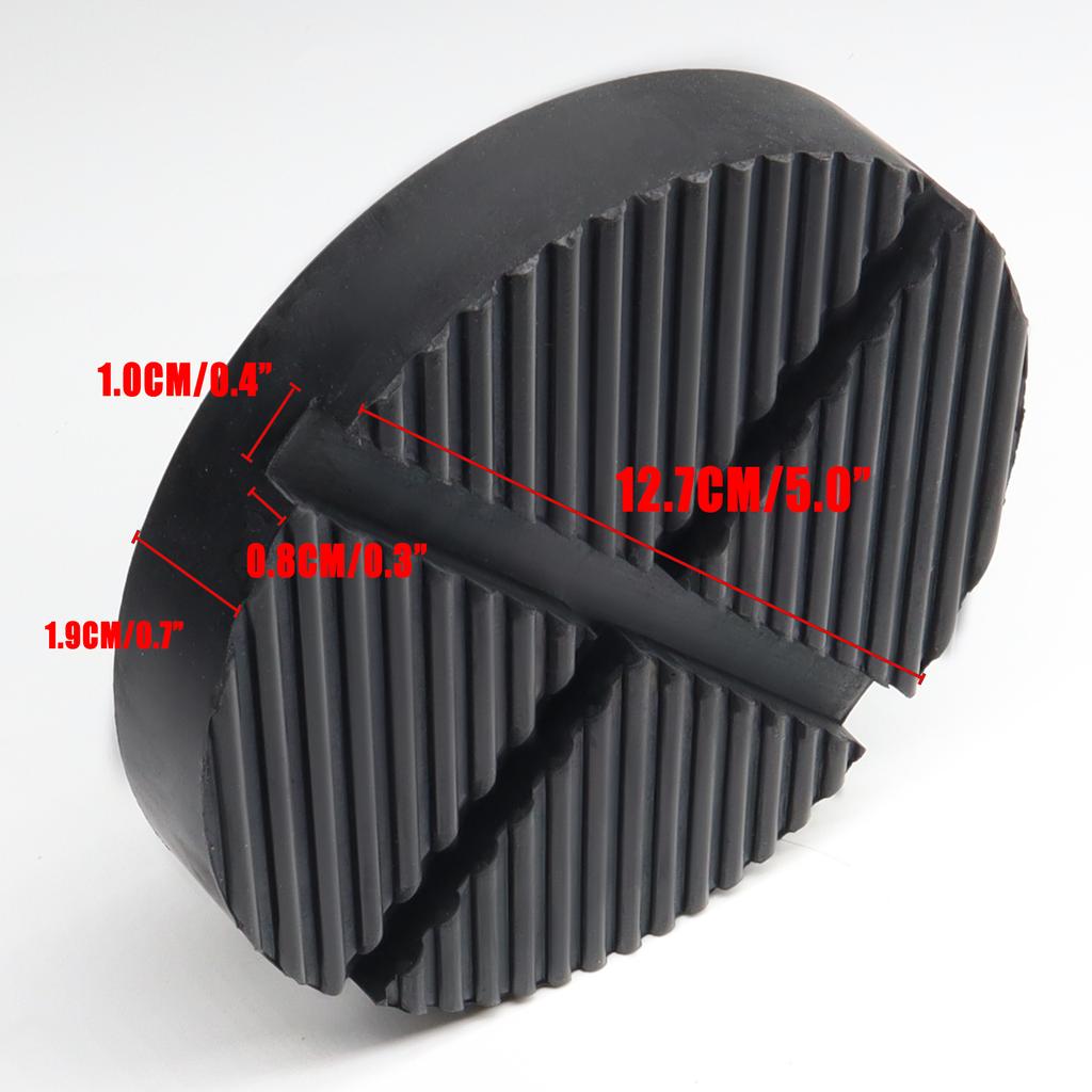 Floor Slotted Car Rubber Jack Pad Frame Protector Guard Adapter Jacking Lifting Disk Pad Tool Pinch Weld Side Chassis Trolley