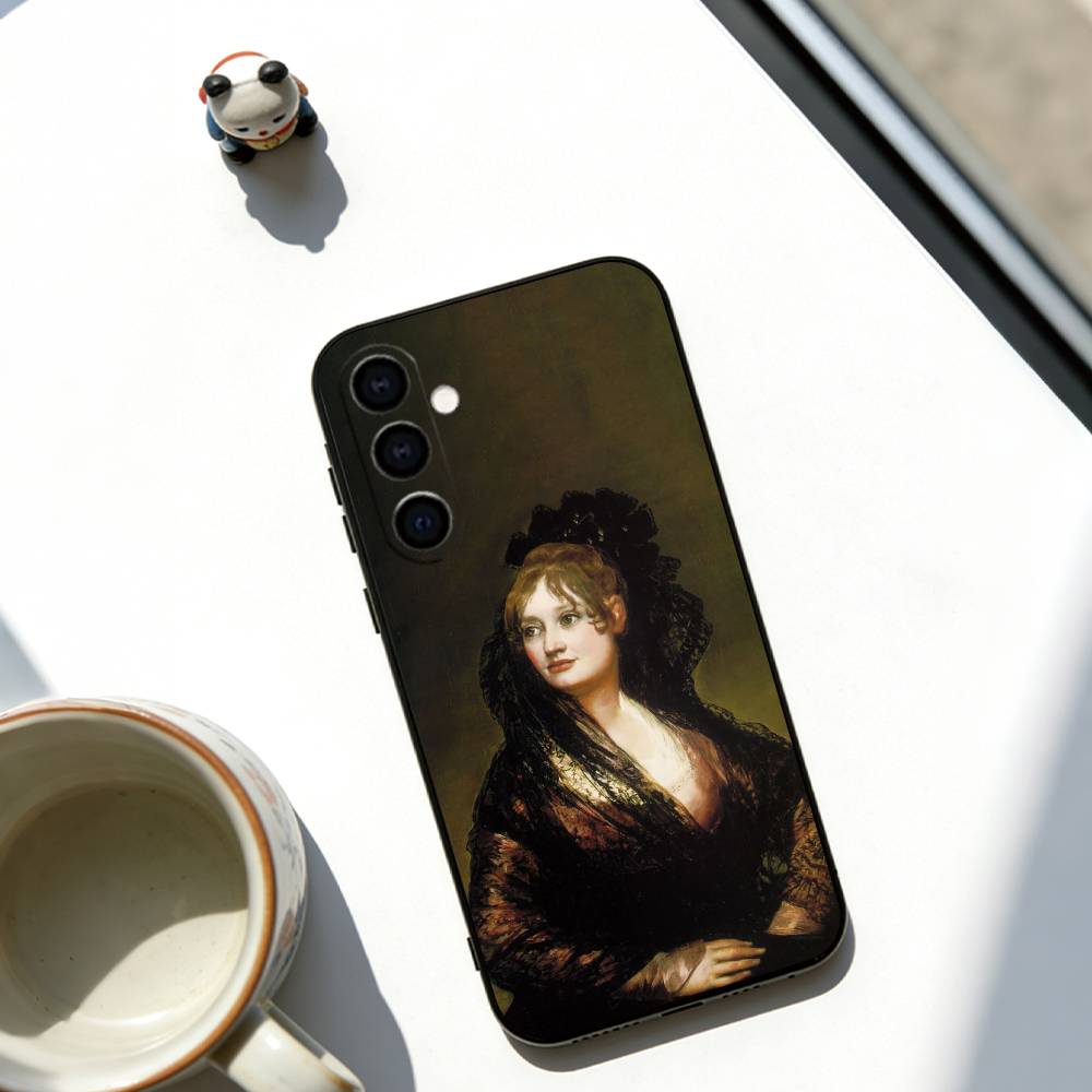 Испания Франсиско Гойя Художественный Чехол Для Телефона Для Samsung Galaxy A73,A72,A71,A70,A53,A52,A51,Мягкий Силиконовый Черный Чехол