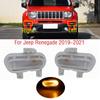 Car Front Bumper DRL Daytime Driving Running Light Fog Light Lamp For Jeep
