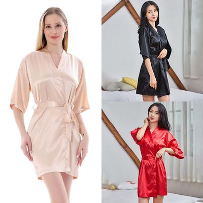 Халат женский душ женские пижамы осень зима однотонные халаты длинные рукава пижамы с длинным рукавом домашняя одежда с длинным рукавом студенческие платья