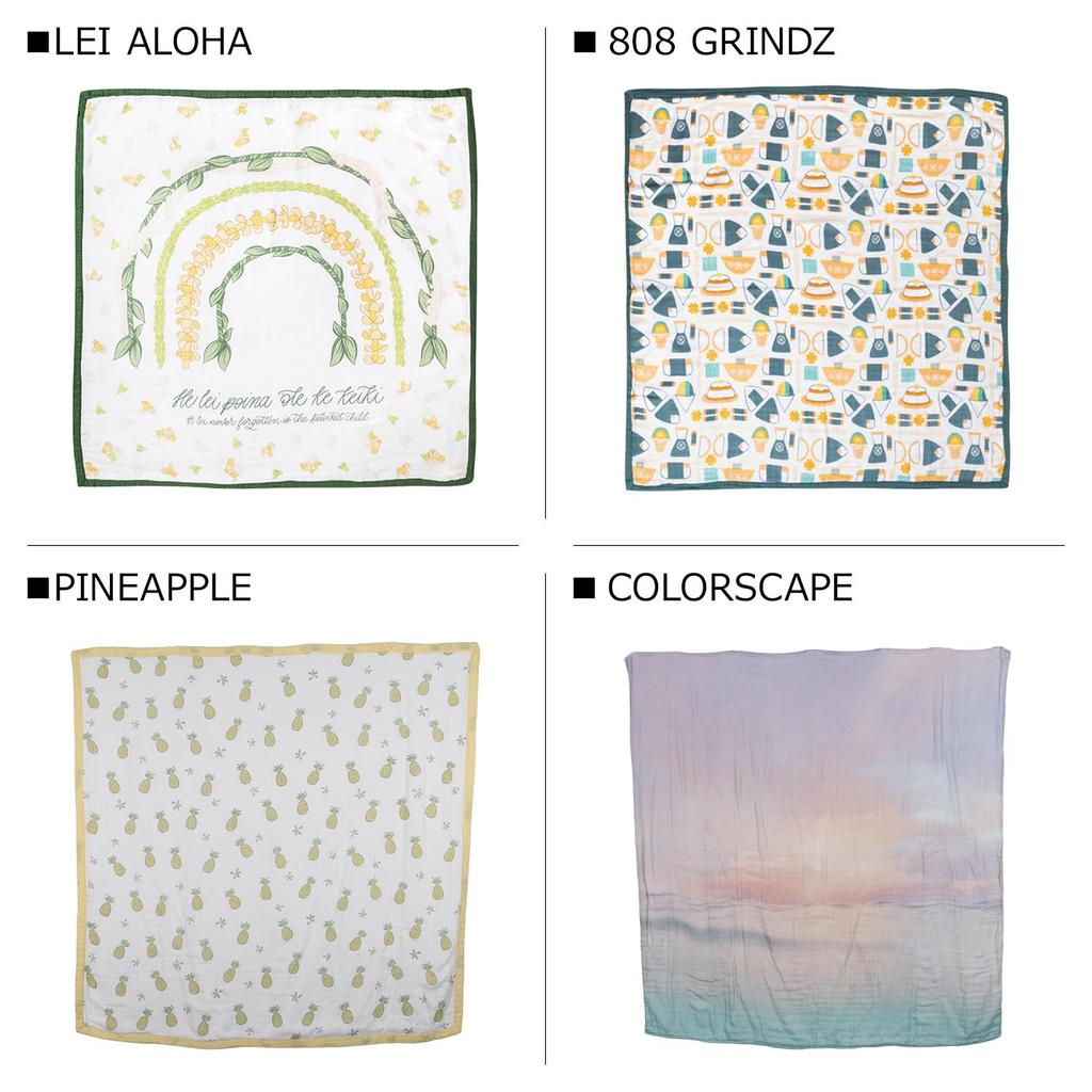 Coco Moon Kine Alphabet Pattern Hawaii 8 слоев мягкого, как 810113325507 [Одеяло/Азбука Гавайев] Одеяло, пеленка, шелк,